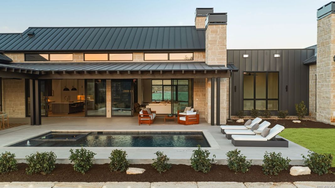 Exterior details and patio area of a home in , Fredericksburg (Image 37). Exterior details and patio area of a home in , Fredericksburg (Image 37).