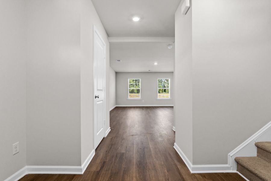 Representative unfurnished interior of a home built from the Cypress Select N by McGuinn Homes in Broadway Lake, Anderson (Image 12). Representative unfurnished interior of a home built from the Cypress Select N by McGuinn Homes in Broadway Lake, Anderson (Image 12).
