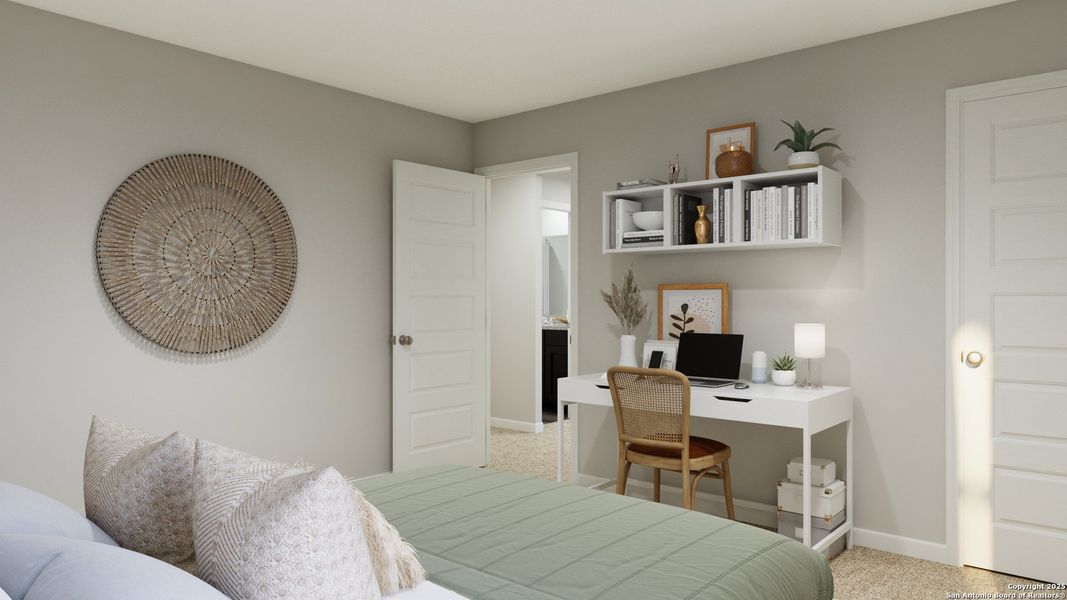 Furnished interior view inside a new home in Applewhite Meadows, San Antonio (Image 22). Furnished interior view inside a new home in Applewhite Meadows, San Antonio (Image 22).