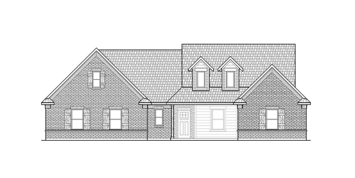 Representative rendering of the exterior for the The Sydney by Doug Parr Custom Homes (Image 5).