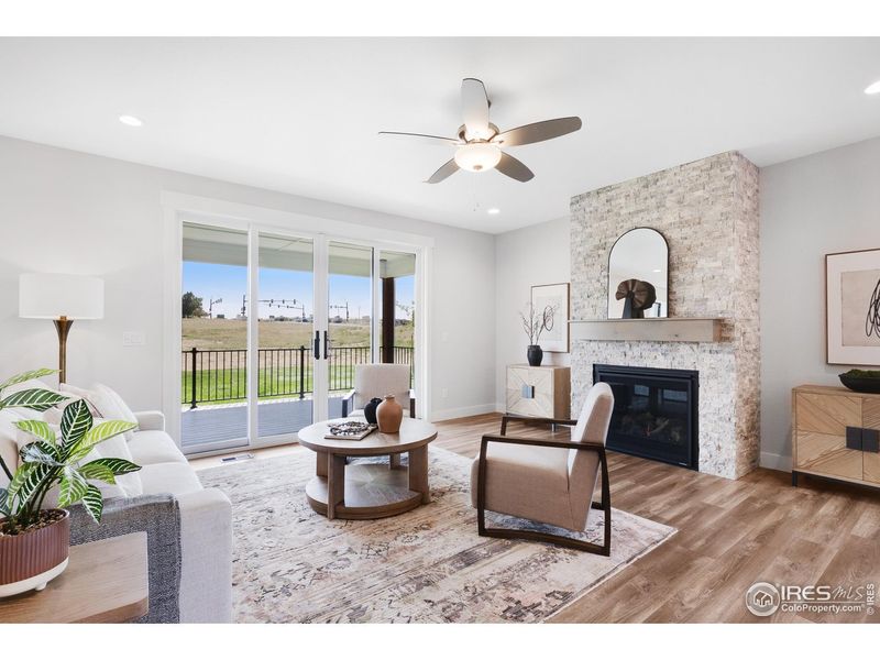 Furnished interior view inside a new home in , Greeley (Image 3).
