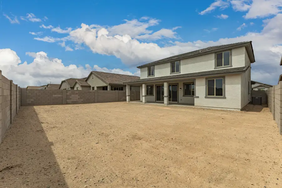 Exterior details and patio area of a home in Bentridge, Buckeye (Image 2). Exterior details and patio area of a home in Bentridge, Buckeye (Image 2).