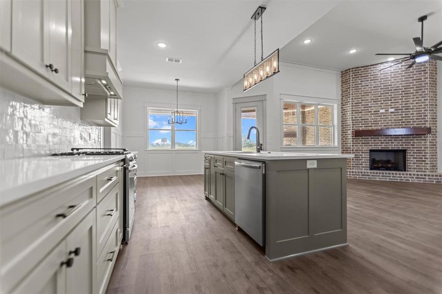 Furnished interior view inside a new home in , Lindale (Image 6).