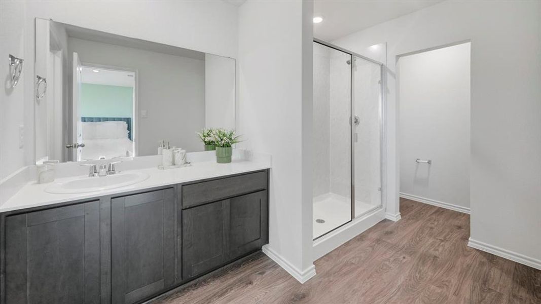 Furnished interior view inside a new home in Arbor Trails South, Princeton (Image 25).