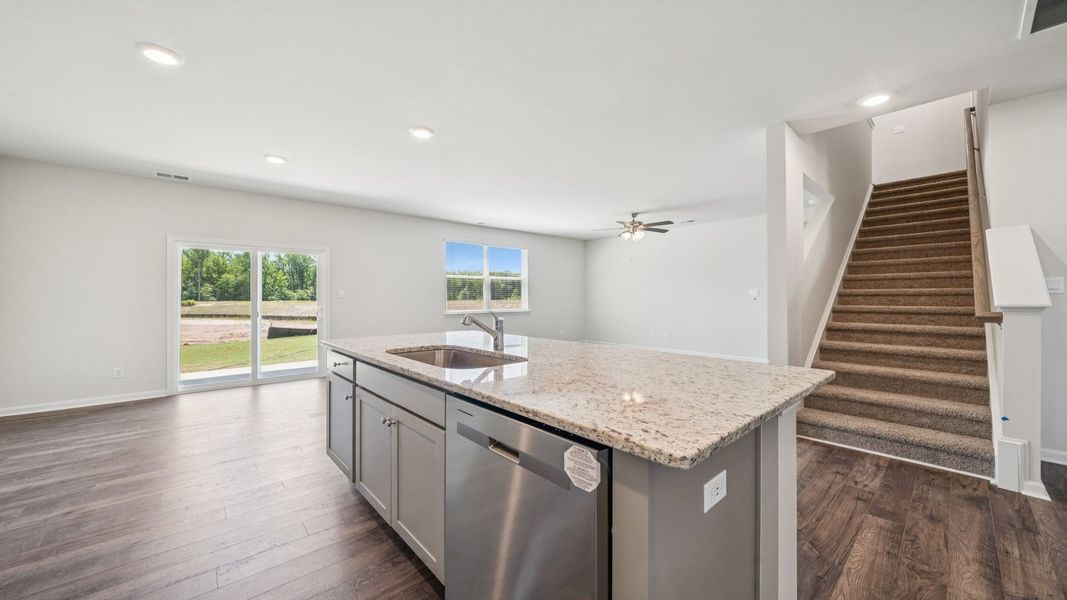 Furnished interior view inside a new home in Tooley Harbor, Elizabeth City (Image 9).