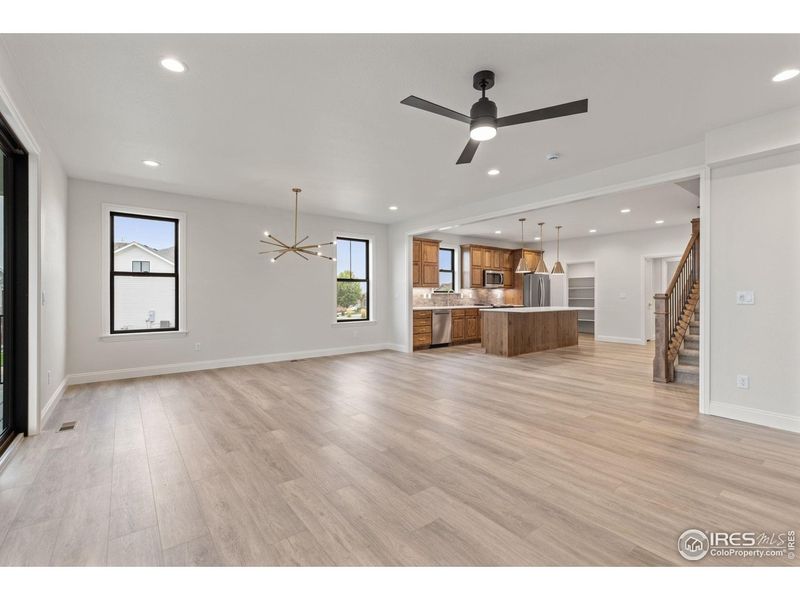 Spacious, unfurnished interior of a new home in Cottages at Kelly Farm, Greeley (Image 17).