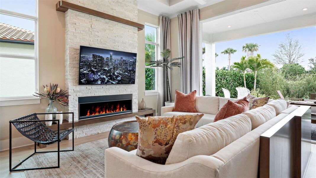 Furnished interior view inside a new home in , Stuart (Image 28). Furnished interior view inside a new home in , Stuart (Image 28).