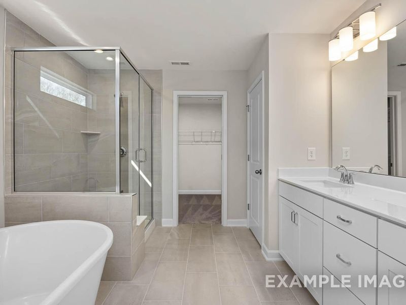 Furnished interior view inside a new home in Retreat at North Main, Lillington (Image 4).