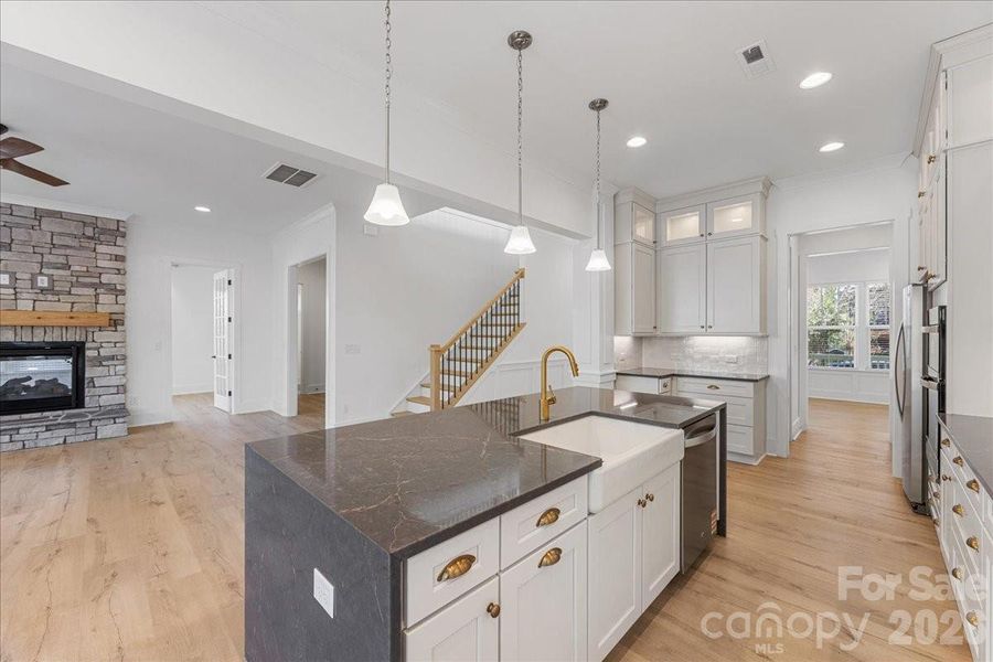 Furnished interior view inside a new home in , Charlotte (Image 17). Furnished interior view inside a new home in , Charlotte (Image 17).