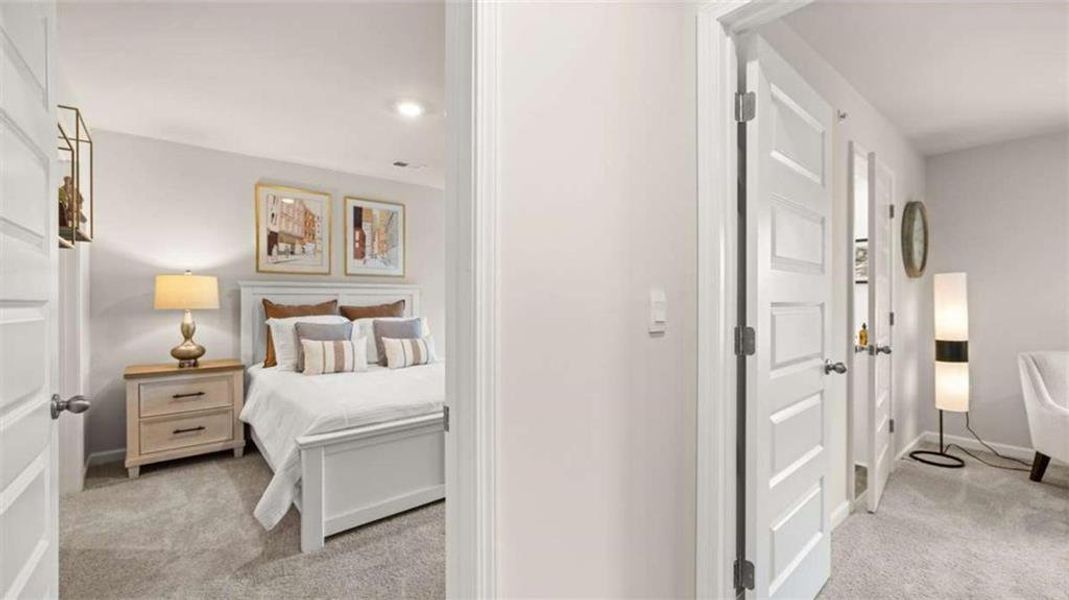 Furnished interior view inside a new home in Echo Glen, Stockbridge (Image 17). Furnished interior view inside a new home in Echo Glen, Stockbridge (Image 17).