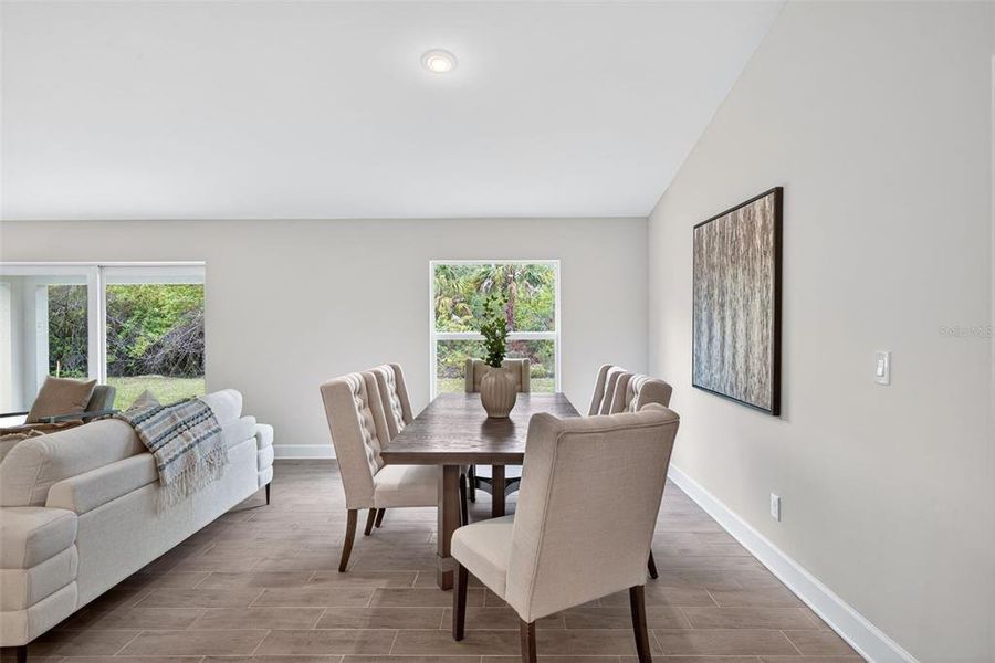 Furnished interior view inside a new home in , Port Charlotte (Image 16). Furnished interior view inside a new home in , Port Charlotte (Image 16).