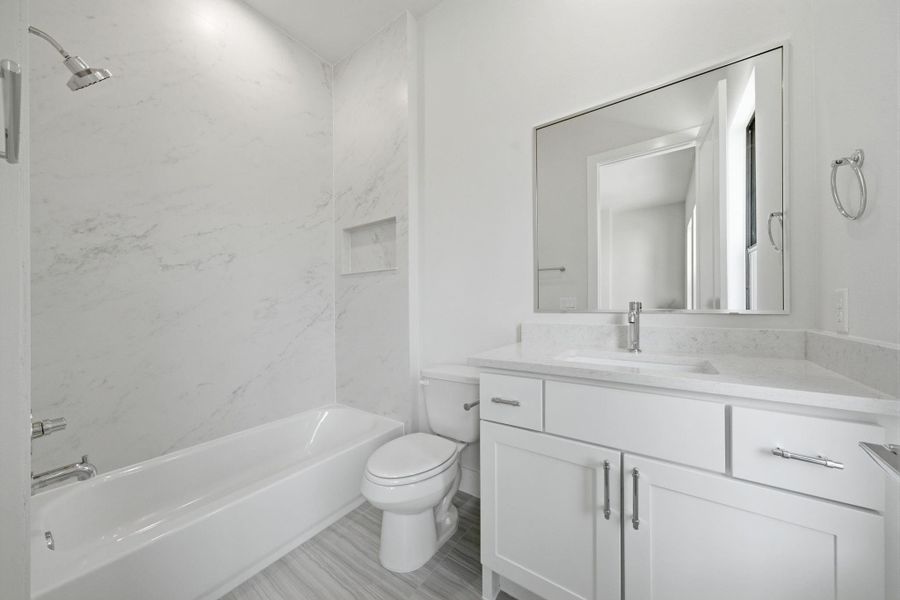 Furnished interior view inside a new home in Spring Valley Creek, Houston (Image 17).