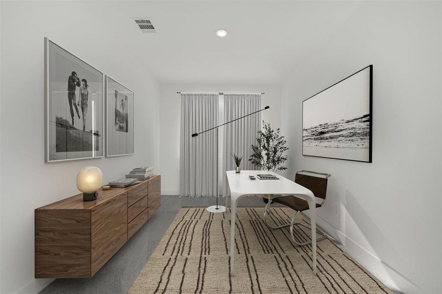 Furnished interior view inside a new home in Timberbrook, Justin (Image 11).