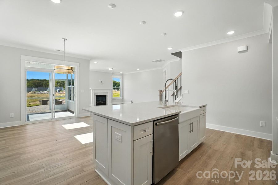 Furnished interior view inside a new home in Heritage - 55+ Community, Indian Trail (Image 5).