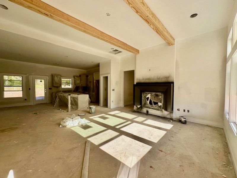 In-progress construction of a new home in Kimbell Acres, Pine Mountain, GA (Image 3).