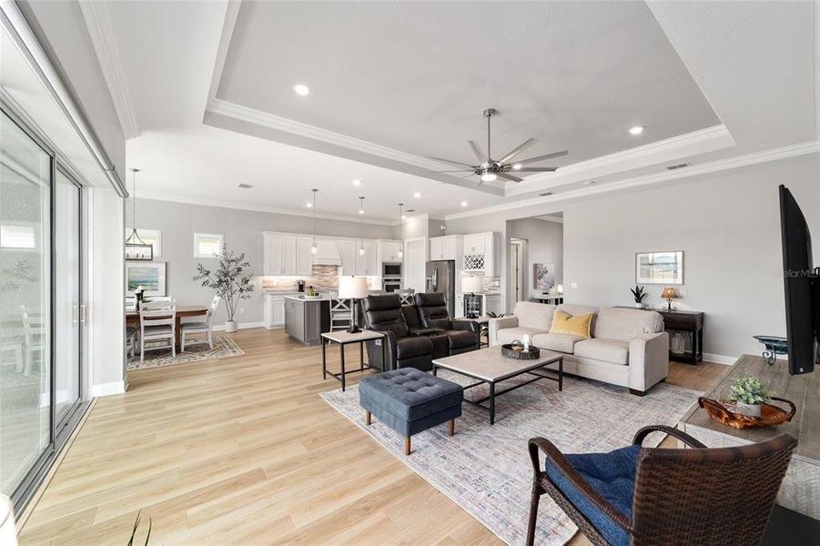Furnished interior view inside a new home in , Ocala (Image 6).