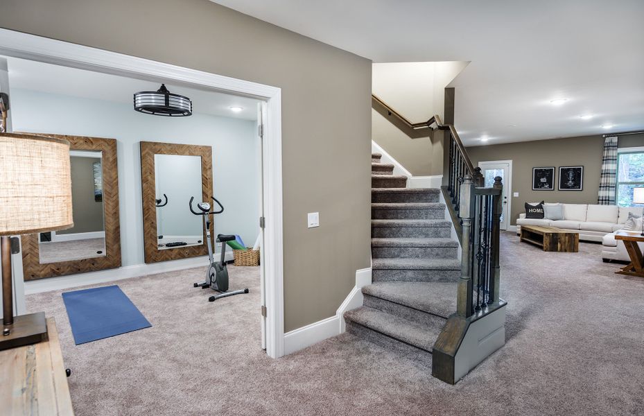 Representative furnished interior of a home built from the Worthington by Pulte Homes in The Retreat at Carolina Ridge, Harrisburg (Image 11).