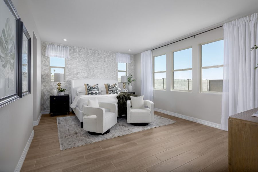 Representative furnished interior of a home built from the Irwin by Beazer Homes in Marbella at Windrose, Waddell (Image 6).