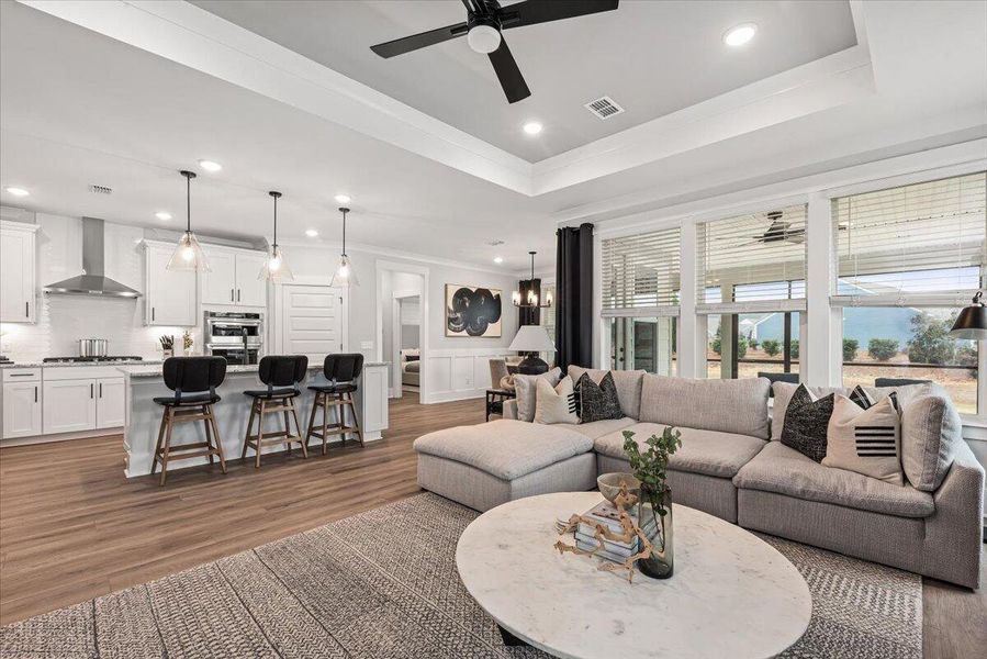 Furnished interior view inside a new home in Nexton, Summerville (Image 7). Furnished interior view inside a new home in Nexton, Summerville (Image 7).