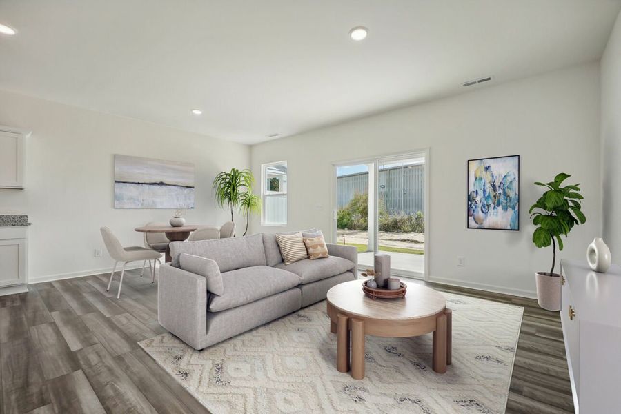 Representative furnished interior of a home built from the Dahlia by Starlight Homes in Walker Station, Wilson (Image 10).