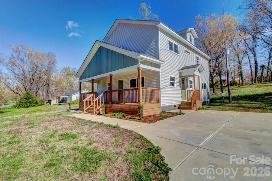 Exterior details and patio area of a home in , Cherryville (Image 3).
