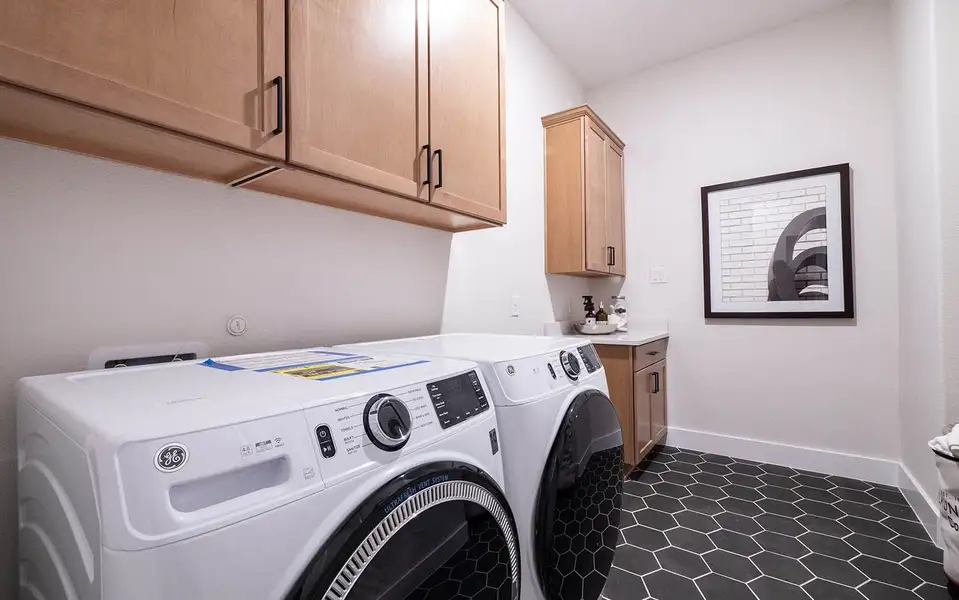 Furnished interior view inside a new home in Marvida, Cypress (Image 31).