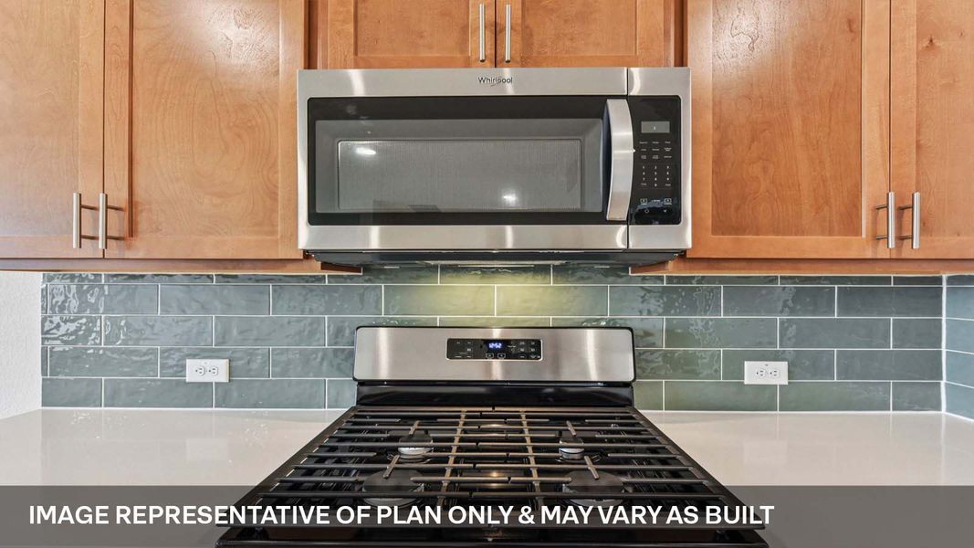 Representative interior finishes for a home built from the The Mitchell by D.R. Horton in Bar W Ranch, Leander (Image 11).