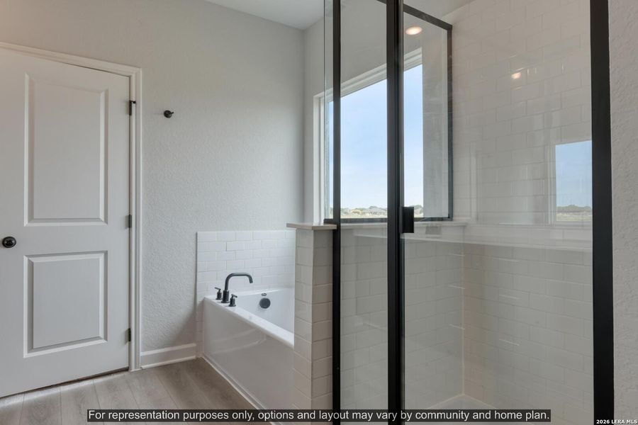 Furnished interior view inside a new home in The Wilder, Adkins (Image 6).