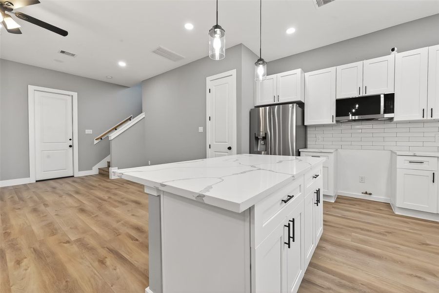 Furnished interior view inside a new home in , Houston (Image 7).