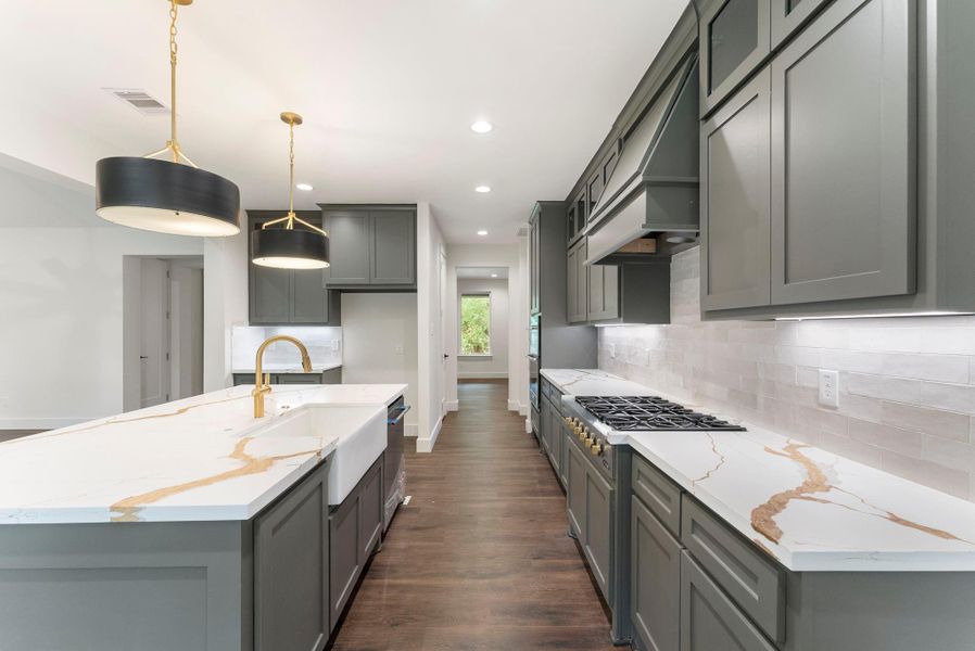 Another view of This modern kitchen. The open layout provides a bright and inviting atmosphere.