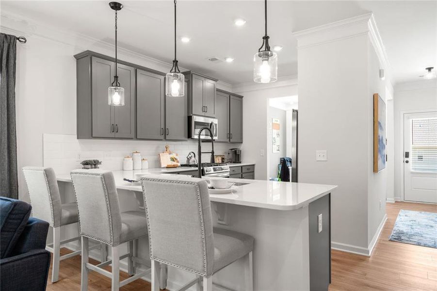 Furnished interior view inside a new home in Southbend, Rome (Image 23).