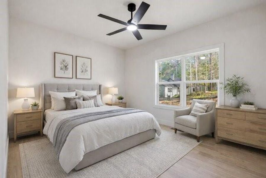 Furnished interior view inside a new home in , Ellijay (Image 10).