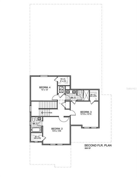 2D floor plan layout of this home in , Orlando, FL (Image 6). 2D floor plan layout of this home in , Orlando, FL (Image 6).