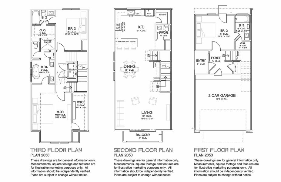 2D floor plan layout of this home in Willowbend Point, Houston, TX (Image 2).