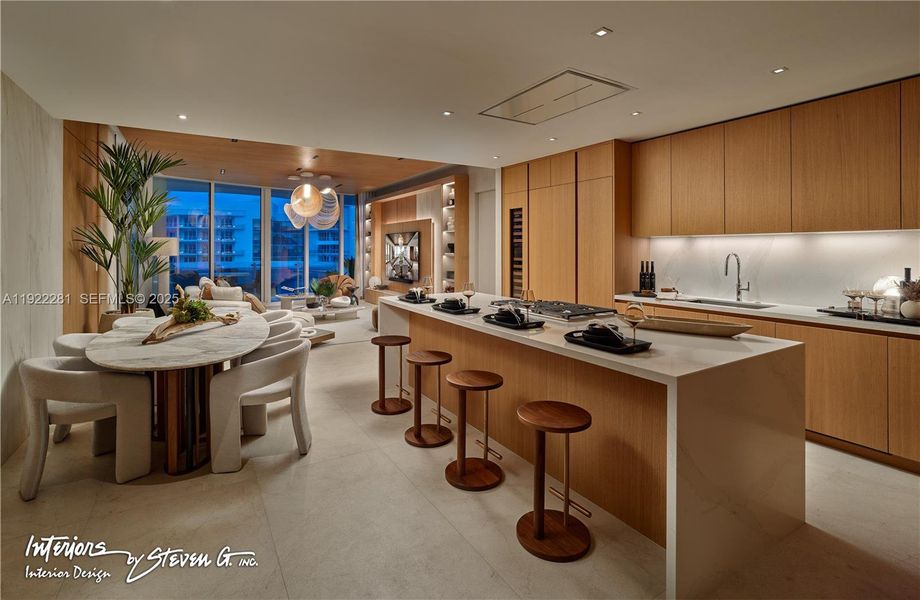 Furnished interior view inside a new home in , Fort Lauderdale (Image 4). Furnished interior view inside a new home in , Fort Lauderdale (Image 4).