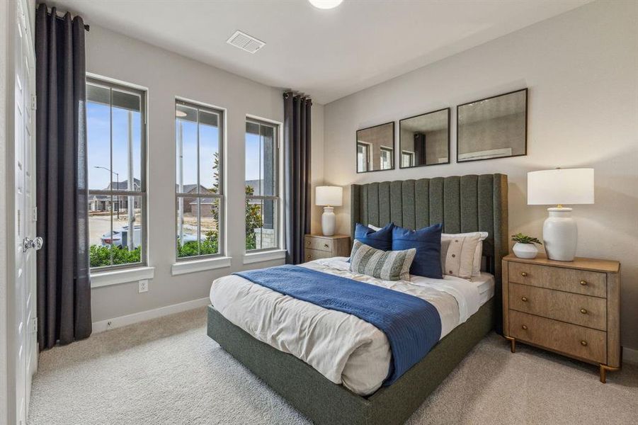 Bedroom in the Stanley II home plan by Trophy Signature Homes – REPRESENTATIVE PHOTO Bedroom in the Stanley II home plan by Trophy Signature Homes – REPRESENTATIVE PHOTO