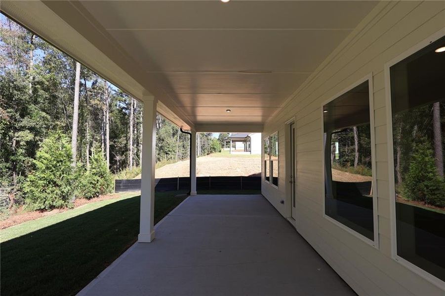 Exterior details and patio area of a home in Old Mill Preserve, Dallas (Image 3). Exterior details and patio area of a home in Old Mill Preserve, Dallas (Image 3).