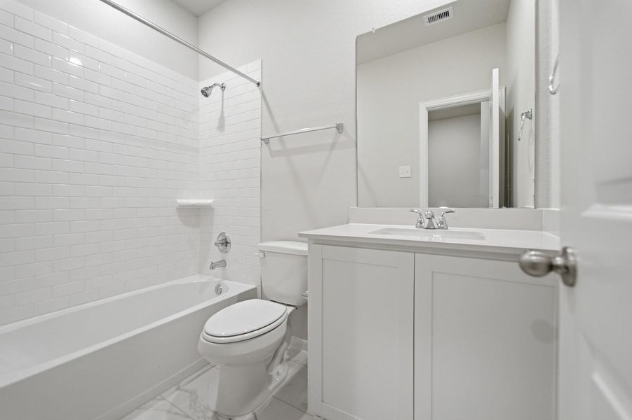 Furnished interior view inside a new home in Trails at Woodhaven Lakes, La Marque (Image 4).