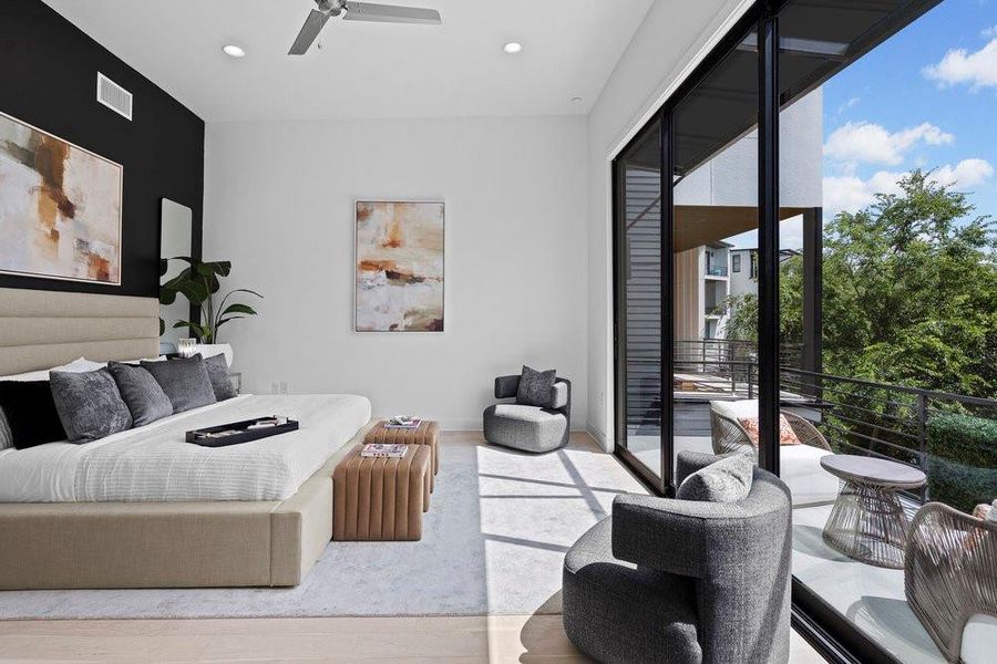 Furnished interior view inside a new home in Sunridge, Austin (Image 31).