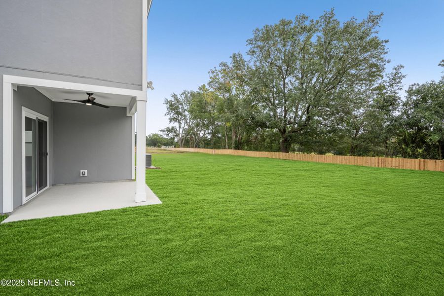 Exterior details and patio area of a home in , Jacksonville (Image 3). Exterior details and patio area of a home in , Jacksonville (Image 3).