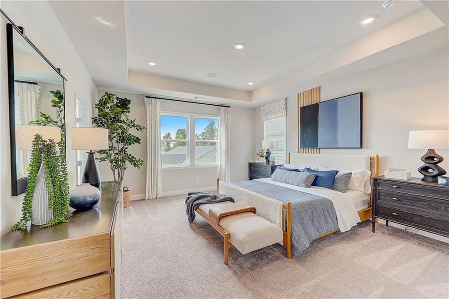 Furnished interior view inside a new home in Bailey Fence, Dacula (Image 30).