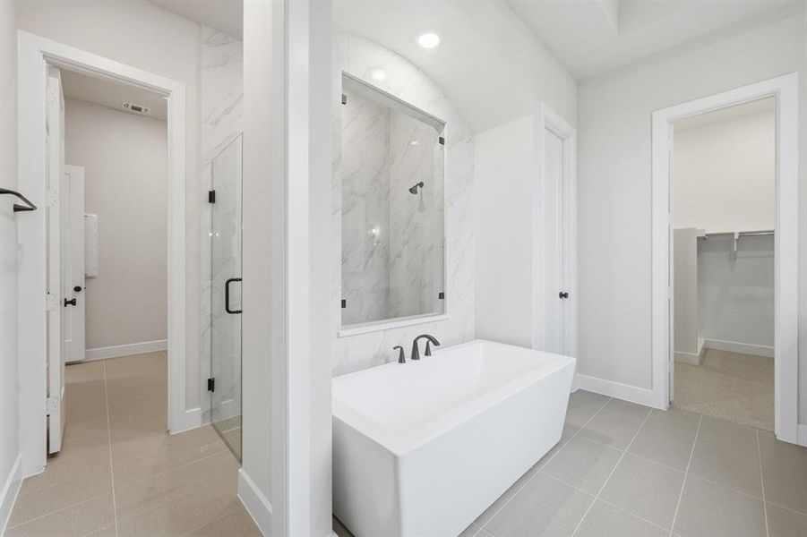 Furnished interior view inside a new home in Star Trail: 55ft. lots, Prosper (Image 11).