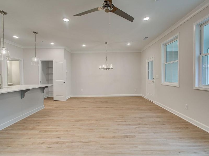 Spacious, unfurnished interior of a new home in River Walk Place, Lawrenceville (Image 16).