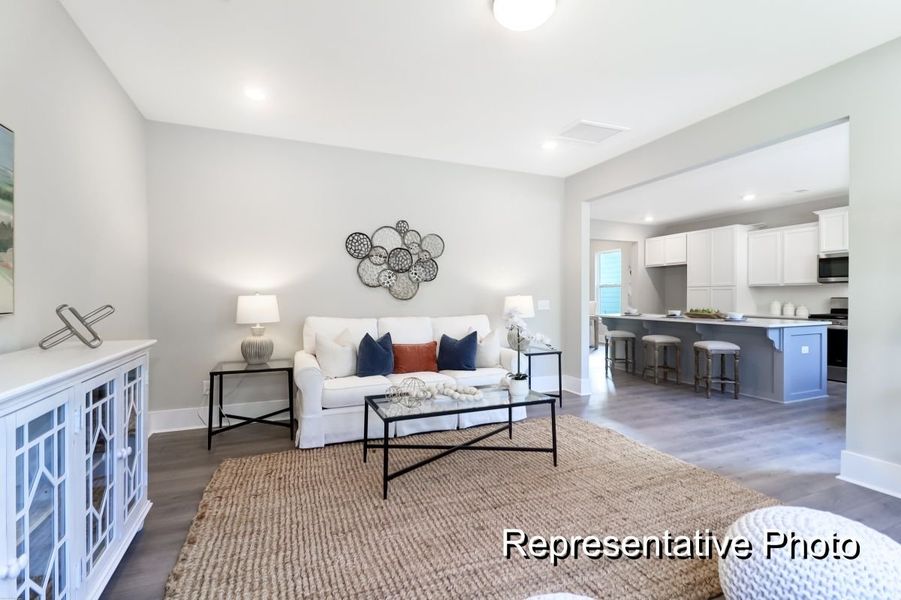 Furnished interior view inside a new home in Homecoming, Ravenel (Image 15).