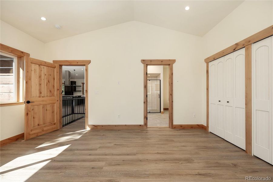 Main floor primary bedroom