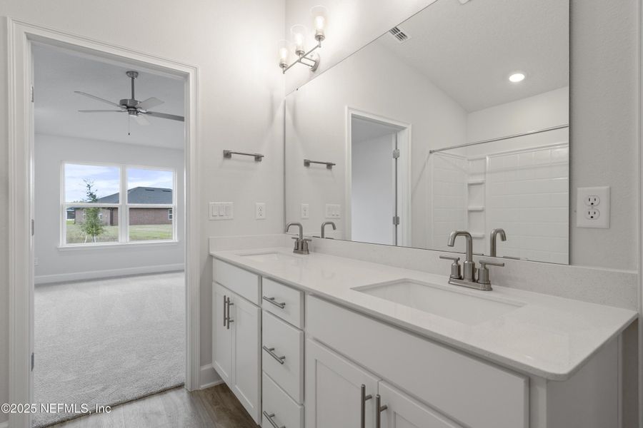 Furnished interior view inside a new home in Shadow Crest at Rolling Hills, Green Cove Springs (Image 3).