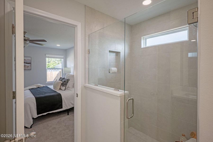Furnished interior view inside a new home in , Jacksonville (Image 13). Furnished interior view inside a new home in , Jacksonville (Image 13).