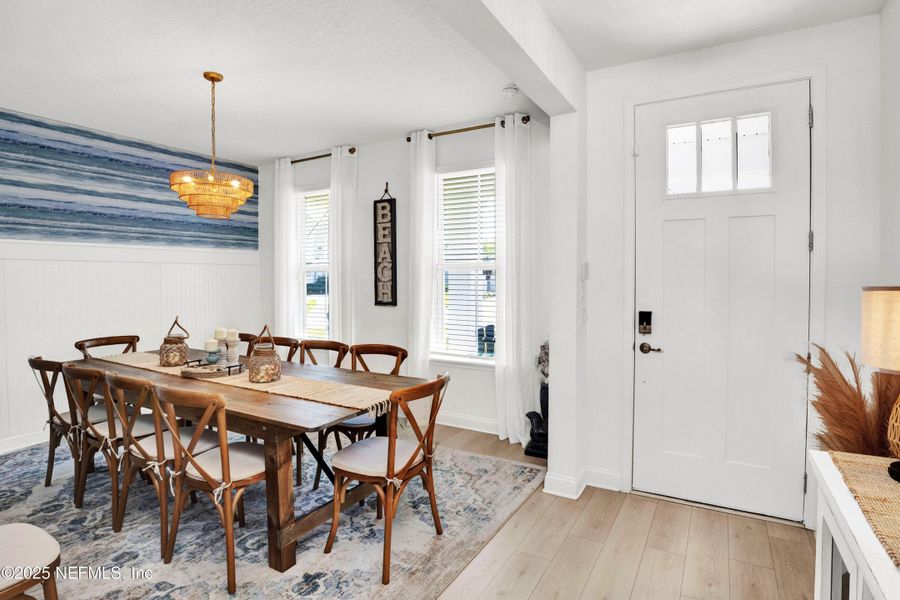 Furnished interior view inside a new home in Seaside Vista, St. Augustine (Image 51). Furnished interior view inside a new home in Seaside Vista, St. Augustine (Image 51).