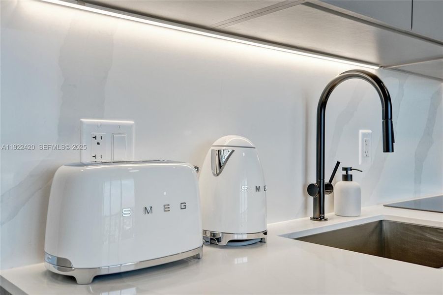 Close-up of interior finishes inside a home in 72 Park, North Miami Beach (Image 16).