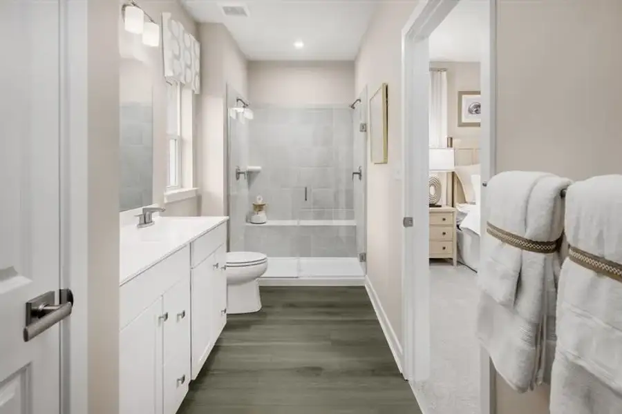 Representative furnished interior of a home built from the Ashbrooke by Ryan Homes in Windsor Estates, Walhalla (Image 8).